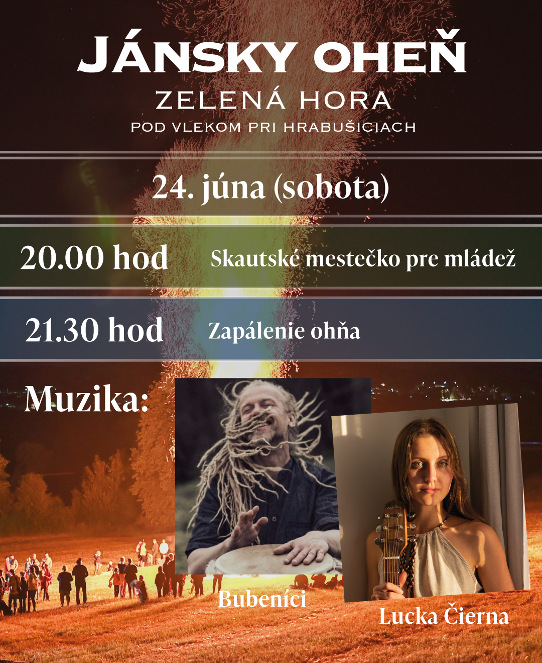 Jánske ohne Zelená hora